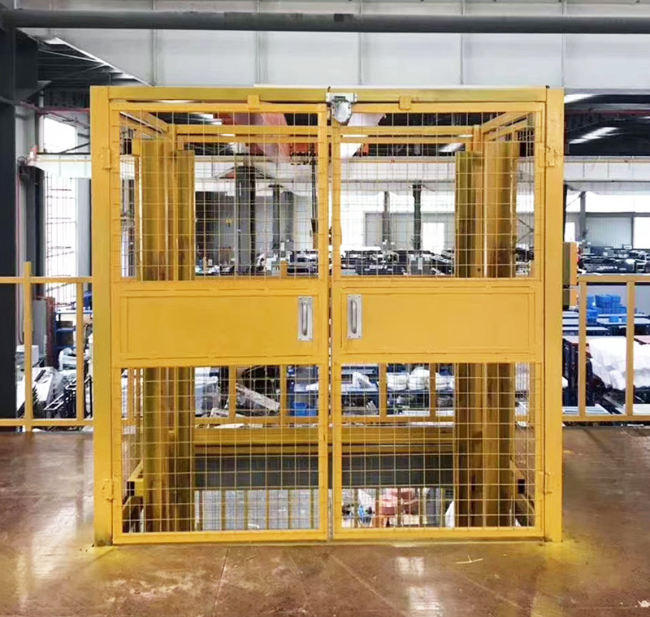 铁岭智能导轨式升降机亮相